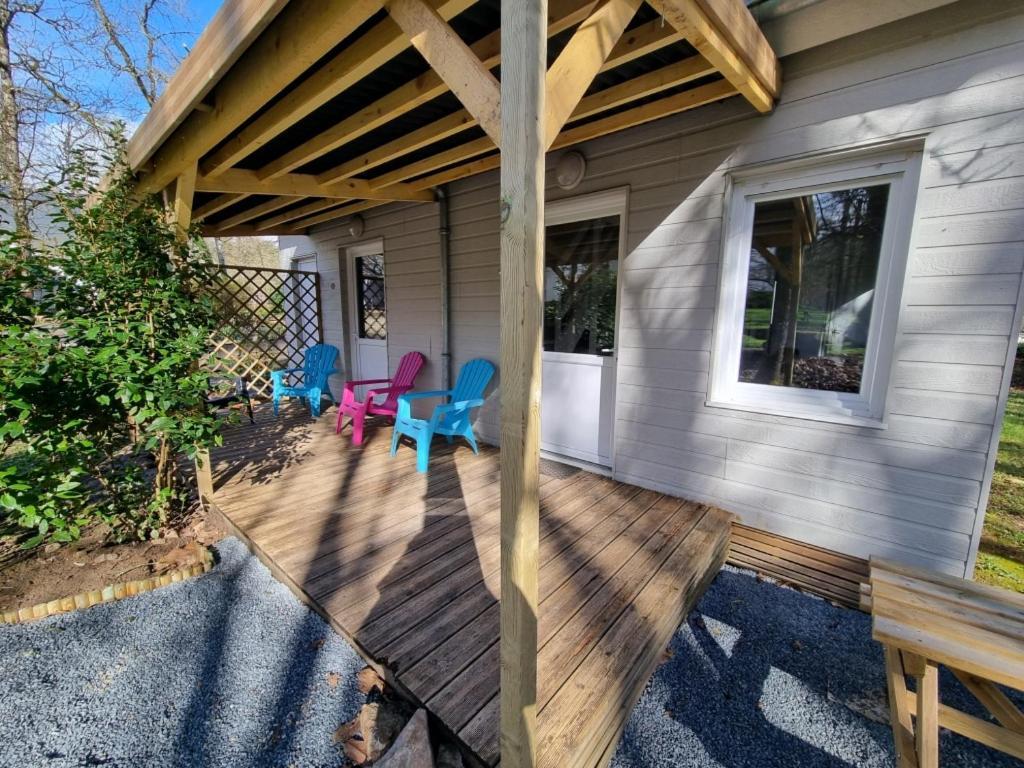 Les Chalets De Saumur, Piscine & Parc Boise, 100M Du Cadrenoir Extérieur photo