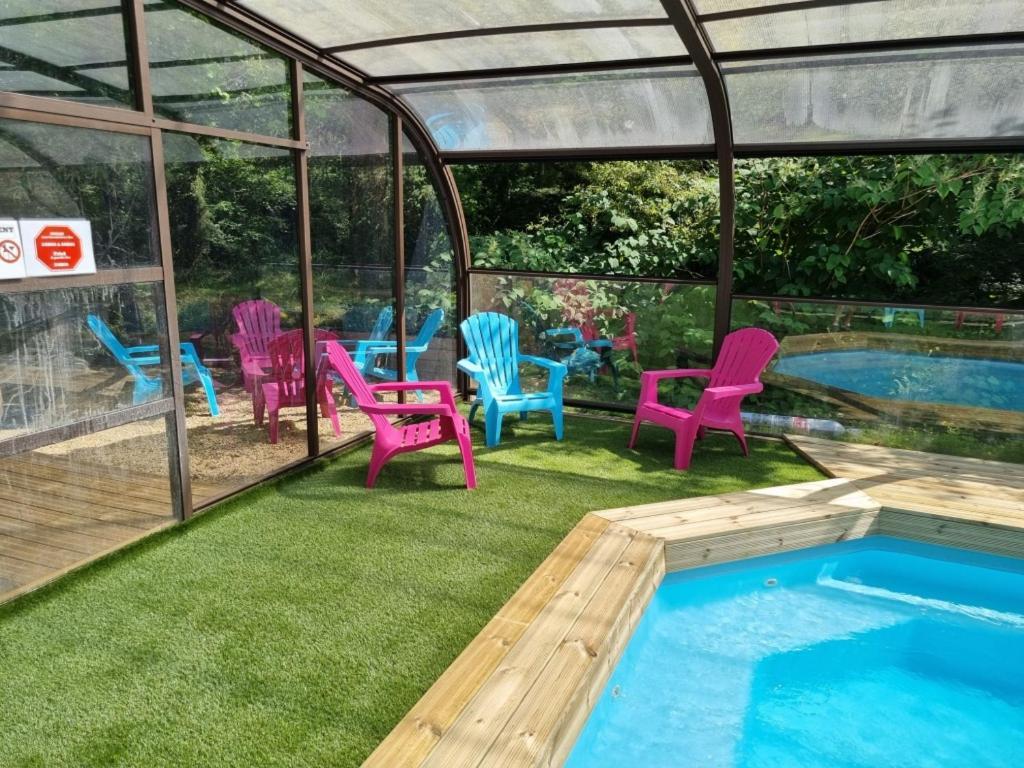 Les Chalets De Saumur, Piscine & Parc Boise, 100M Du Cadrenoir Extérieur photo