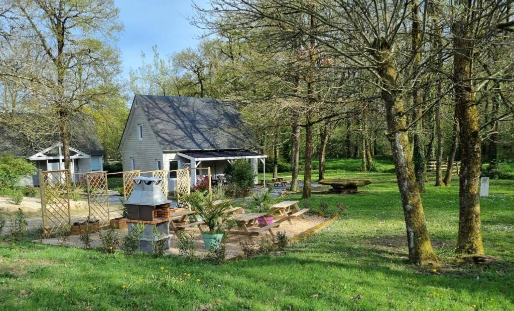 Les Chalets De Saumur, Piscine & Parc Boise, 100M Du Cadrenoir Extérieur photo
