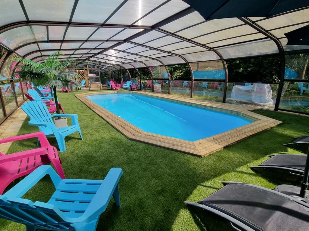 Les Chalets De Saumur, Piscine & Parc Boise, 100M Du Cadrenoir Extérieur photo